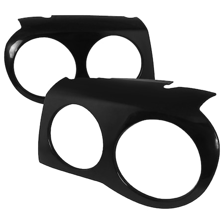 Spec-D Tuning 05-09 Chrysler 300C Hemi Abs Headlight Cover EB-300C05